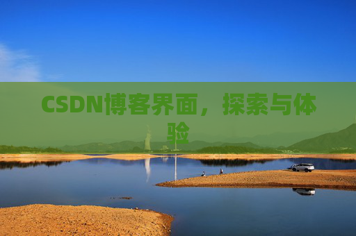 CSDN博客界面，探索与体验
